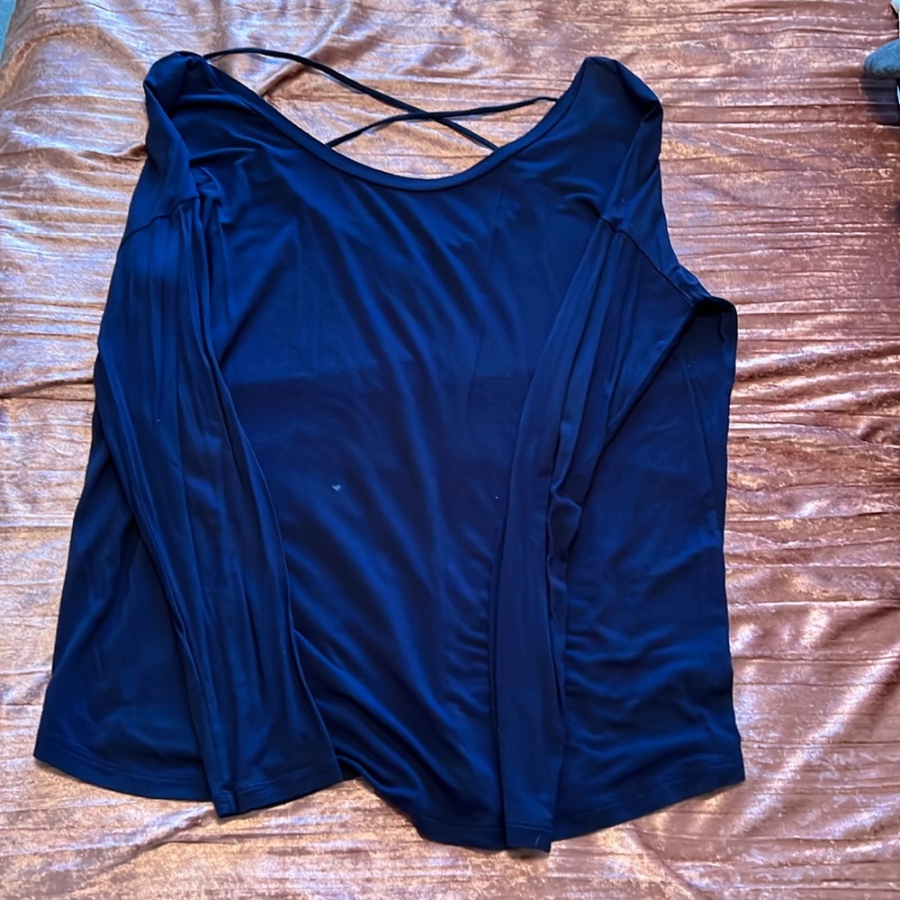 Blue PINK victoria’s secret long sleeve. Size XS.